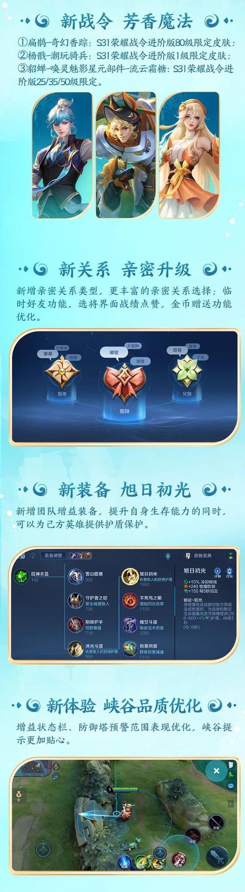 王者荣耀赛季更新时间大揭秘，新赛季抢先看！