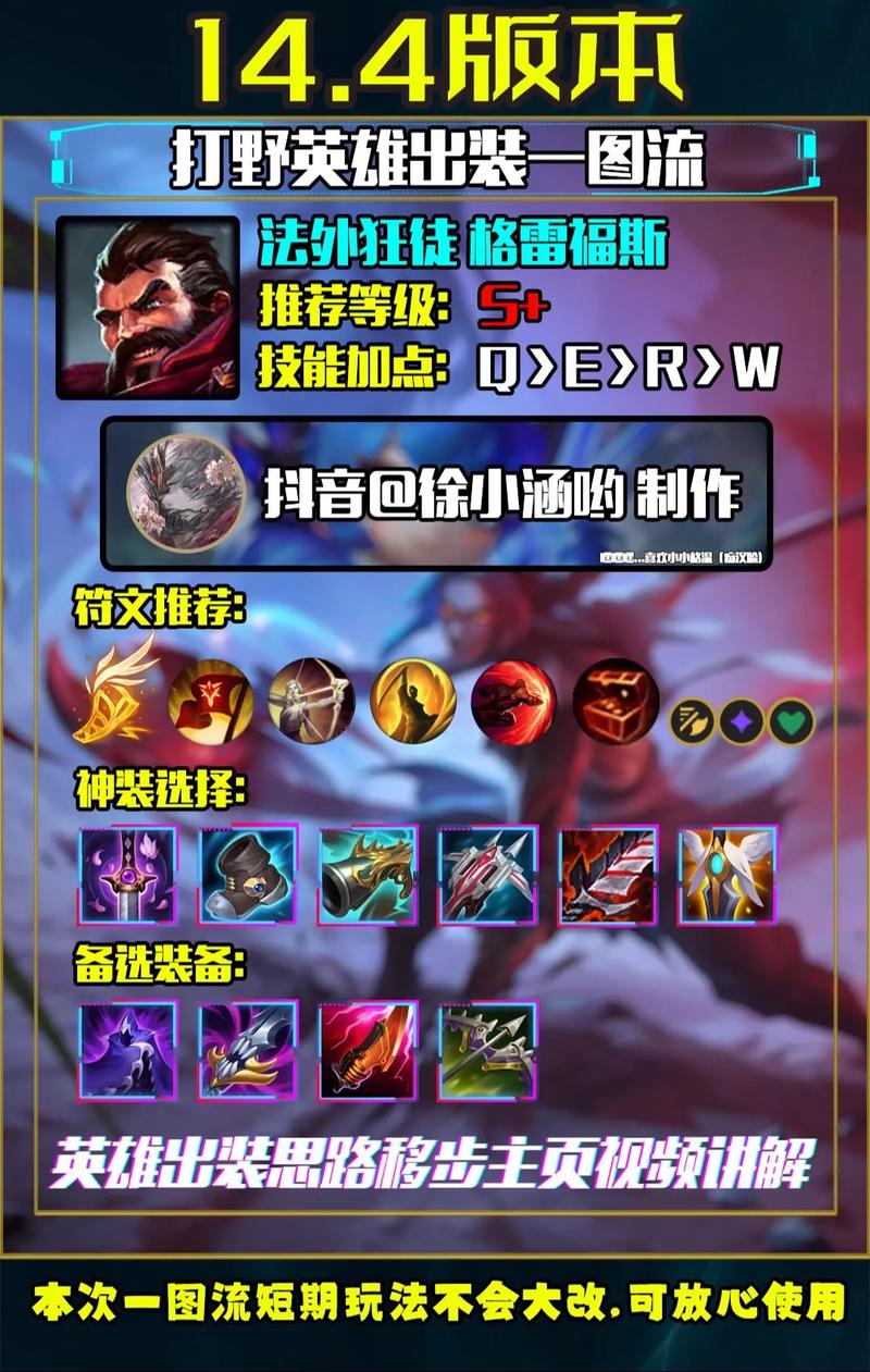 男枪打野天赋符文搭配，这样点胜率更高！