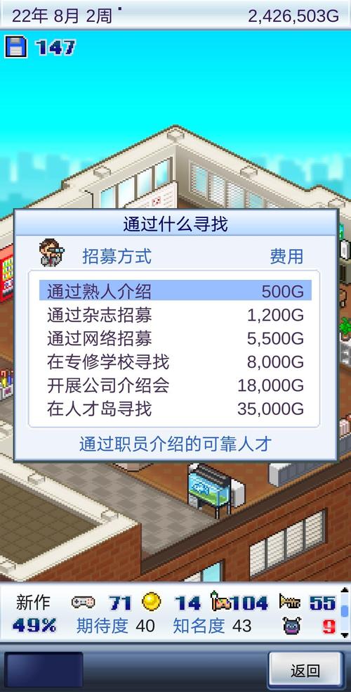 游戏发展国攻略秘籍：高分技巧及员工搭配详解！