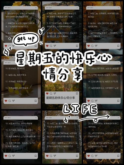 快乐星期五，分享你的周末计划和快乐