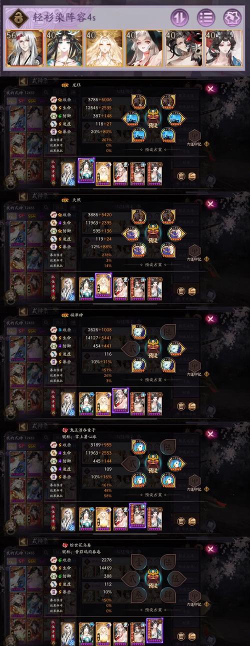 烟烟罗御魂选择指南：详解各种御魂搭配效果