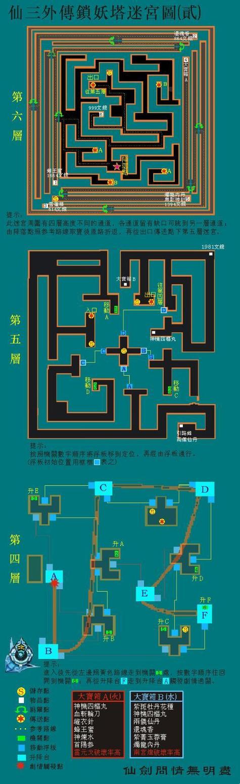 探秘锁妖塔：所有机关陷阱及破解办法