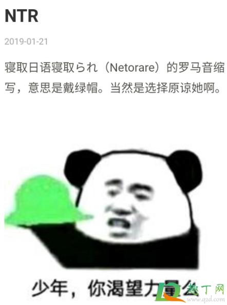ntr什么意思含义探索：一篇看懂流行语内涵！