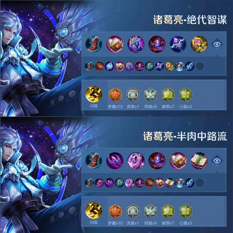 王者诸葛亮出装顺序图解从开局到神装全程解析