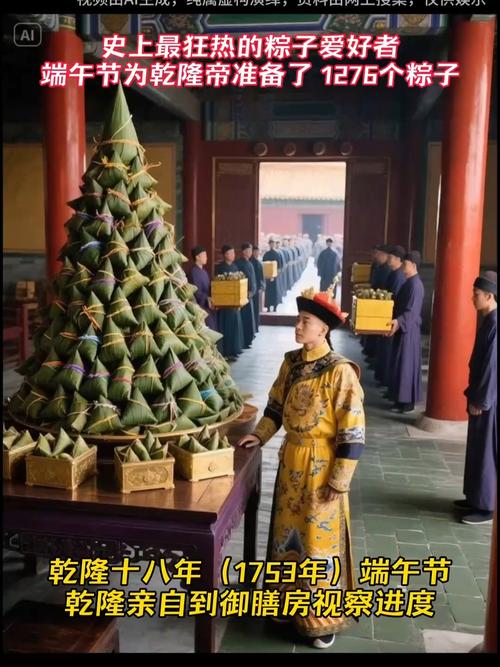 乾隆在端午如何吃粽子(揭秘千个粽席的奢华吃法!)