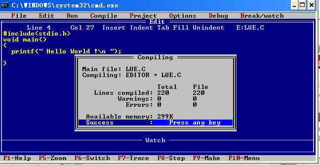 turbo c2.0编译运行步骤：一键解决常见错误