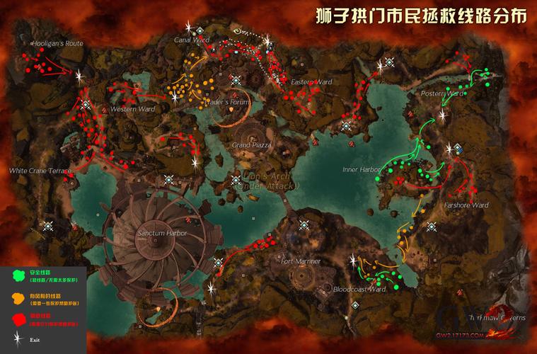 激战二换线在哪里点？手把手教你找地图传送图标