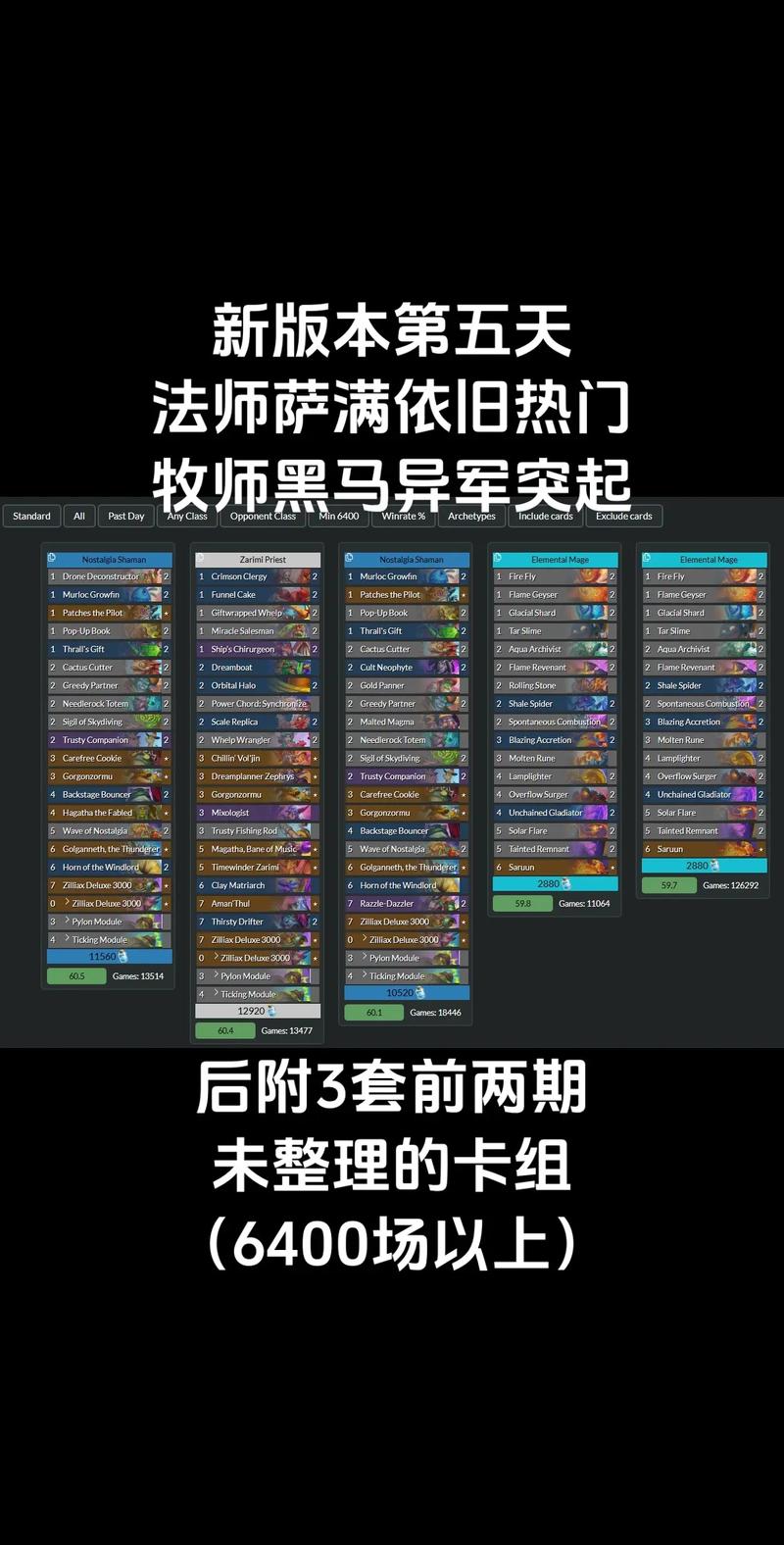 龙牧师卡组胜率爆棚吗？这套高强度构筑详解来了