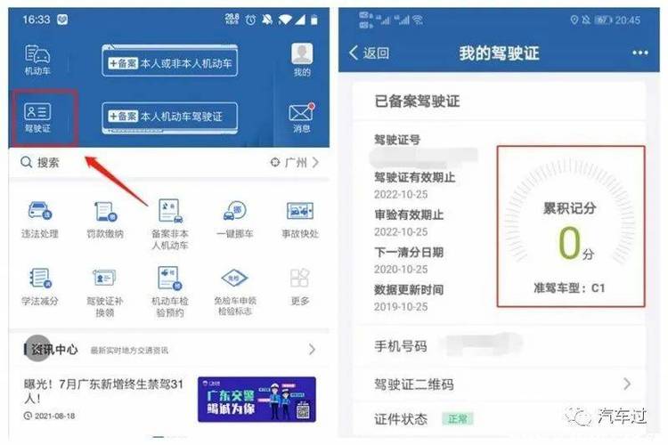 驾驶证 查询