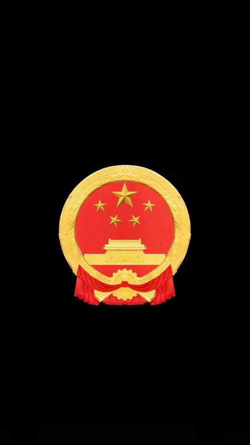国徽壁纸黑底有什么优势？提升桌面庄重感！