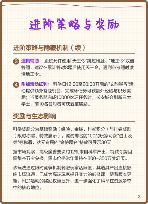 梦幻西游科举多久一次？重要时间表速速收藏！