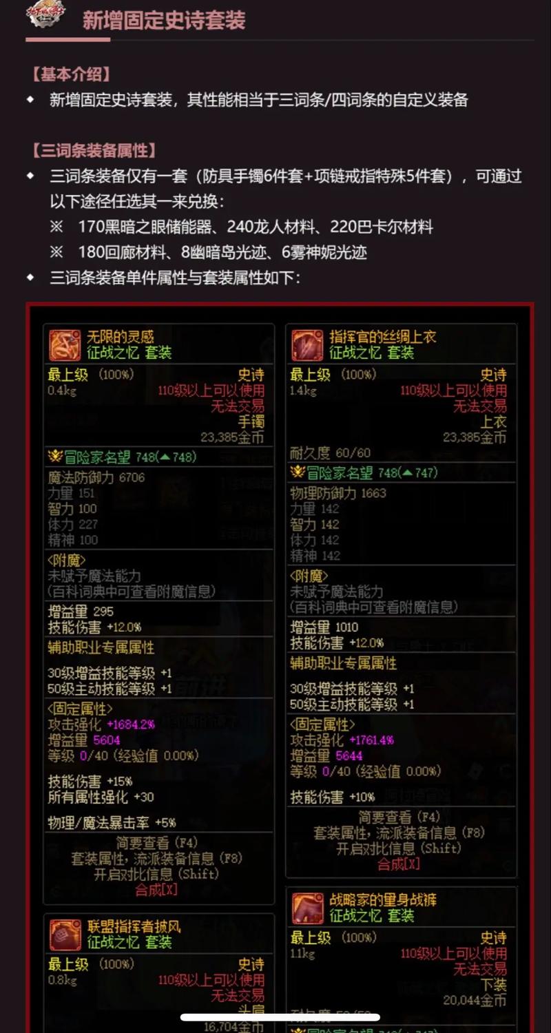 dnf第4季装备怎么选?平民毕业装获取攻略分享