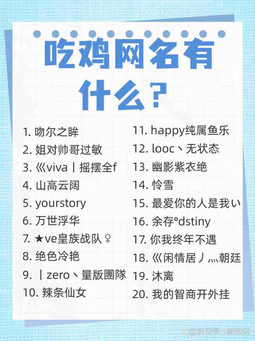 想当吃鸡大神ID很重要!超霸气网名赶紧换上秒变高手
