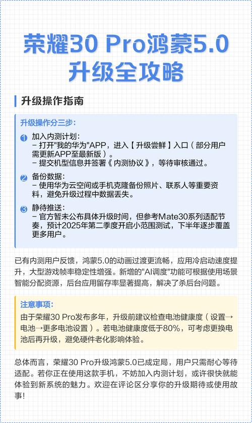 荣耀30pro升级鸿蒙要多久？10分钟完成全流程操作
