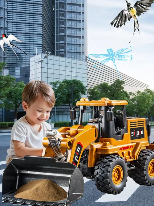 儿童玩模拟铲土车好吗？培养动手能力的真实体验