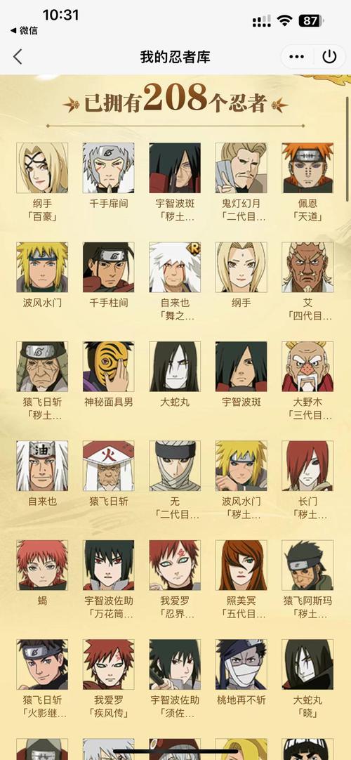 火影群芳谱人物怎么排？看看大家心中的排名！